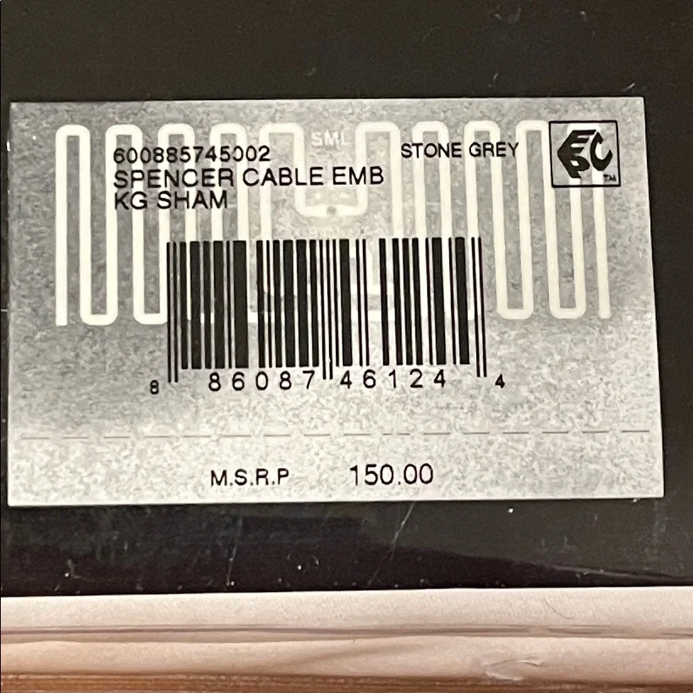 Ralph Lauren Spencer Cable Embroidery Queen Duvet Cover 1 King 2 Standard Shams